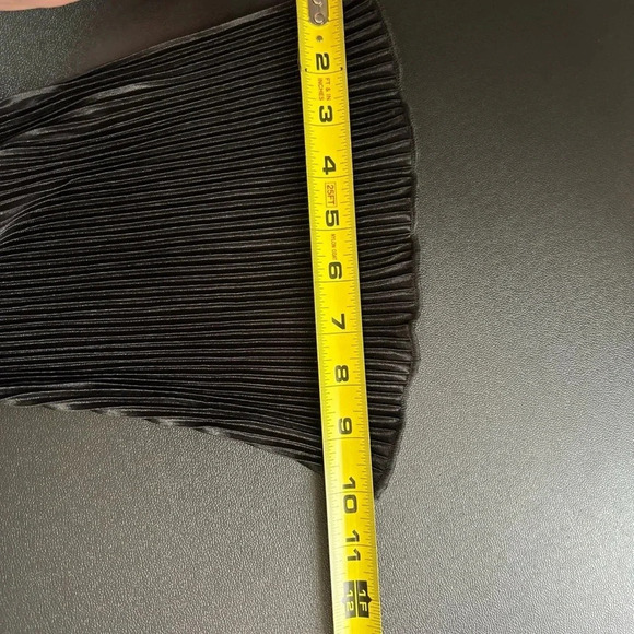 Zeagoo Women’s XL Accordion Pleat Sheer Blouse Whimsigoth Witchy Gothcore￼‎ - Picture 11 of 14